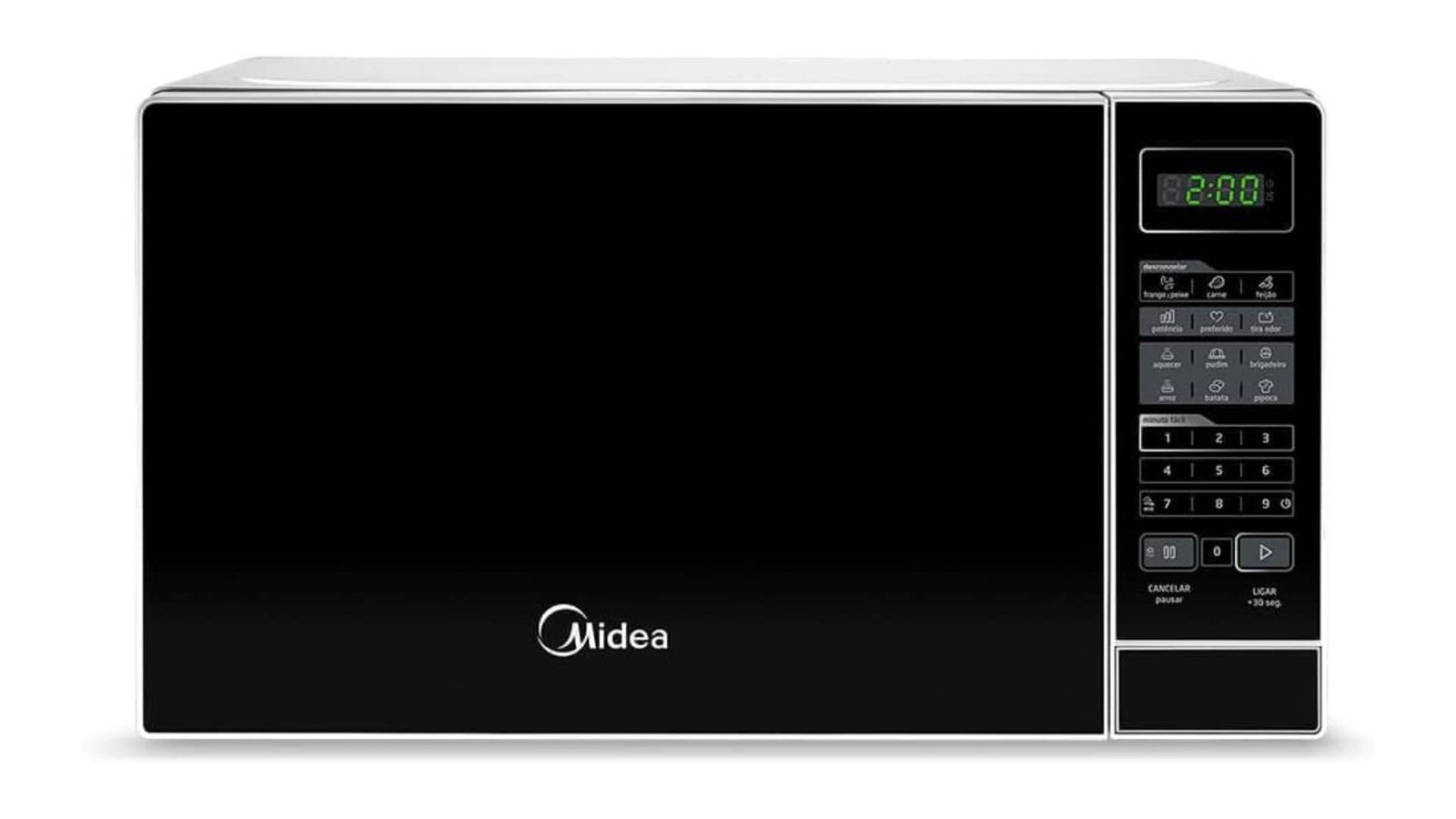 Forno Micro-ondas 20L Preto Midea 127V MRAS21