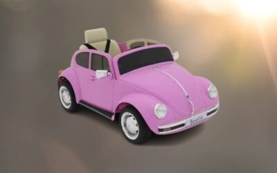 Melhores carros de controle remoto: análise do Fusca Rosa Clássico Elétrico com Controle Remoto