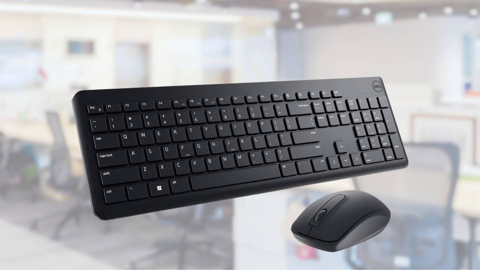 Teclado e Mouse sem Fio Dell KM3322W