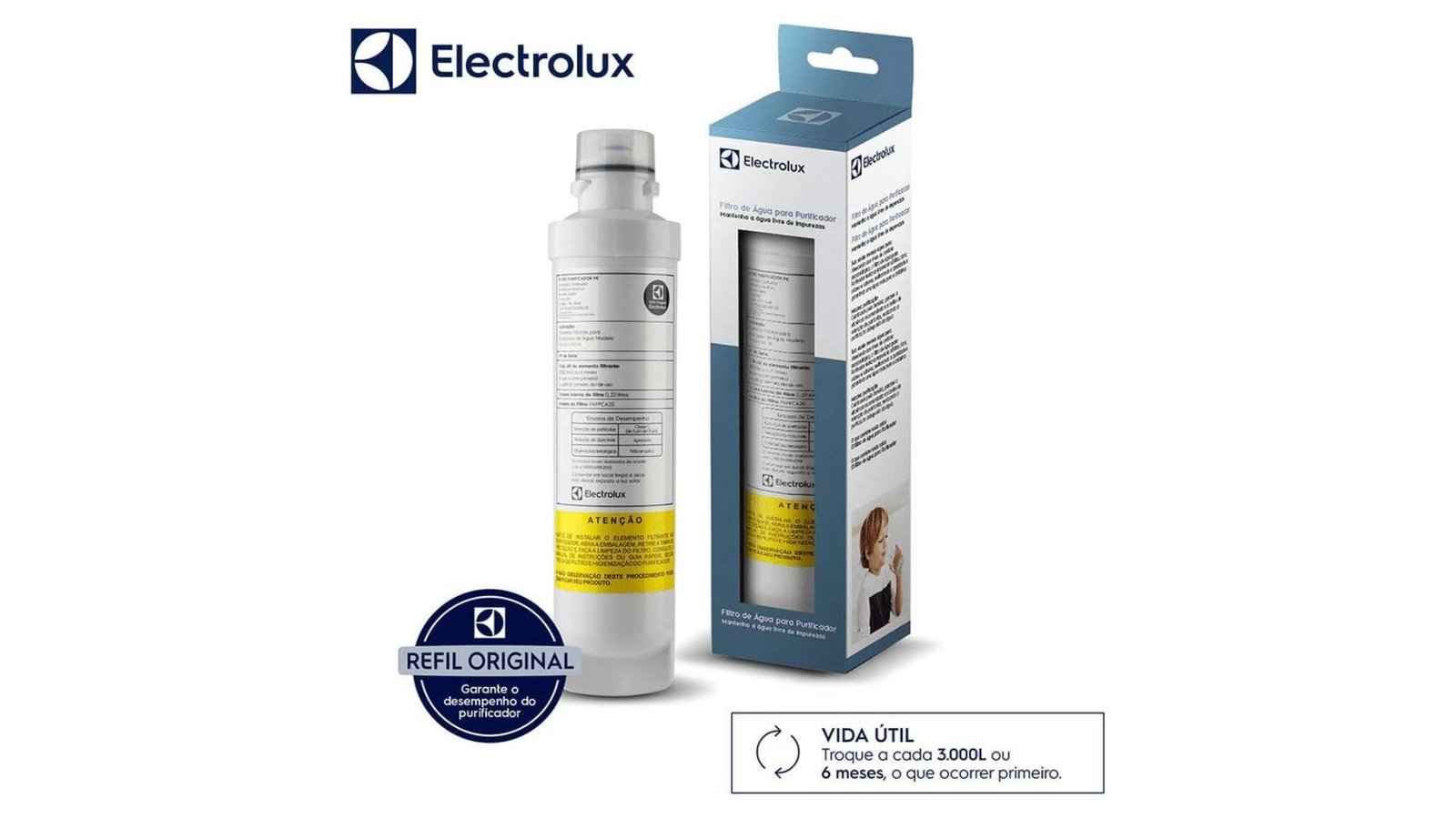 filtro de água para purificador Electrolux